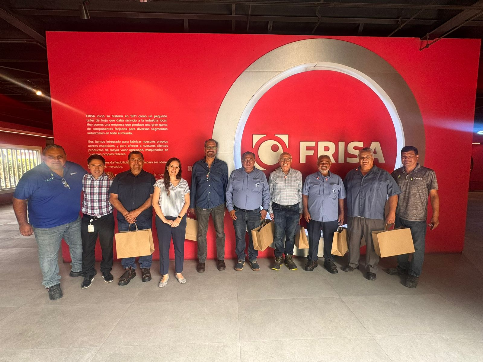 Recorre CEN de la FNSI instalaciones de Frisa