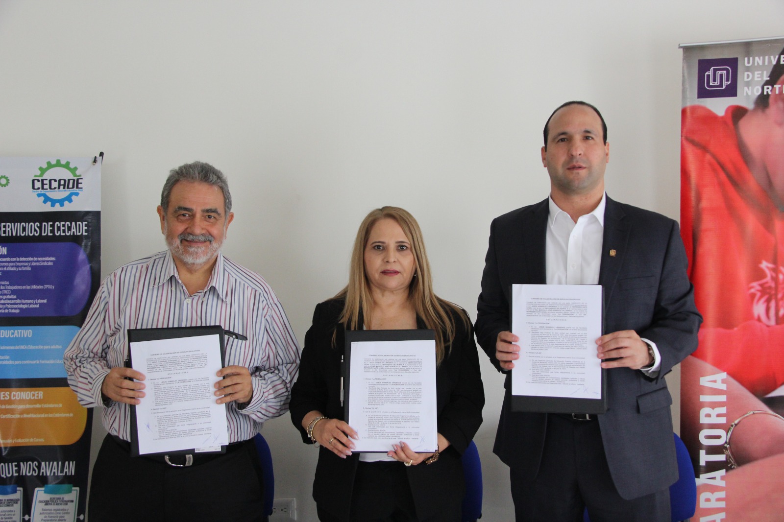 Firma FNSI convenio educativo con Universidad del Norte